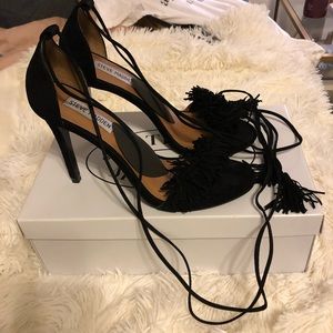 Steve Madden Suede Lace Up Heels